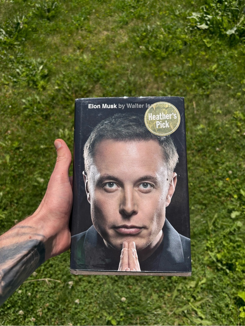 Elon musk biography book hardcover